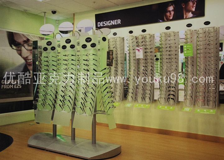眼鏡連鎖店亞克力