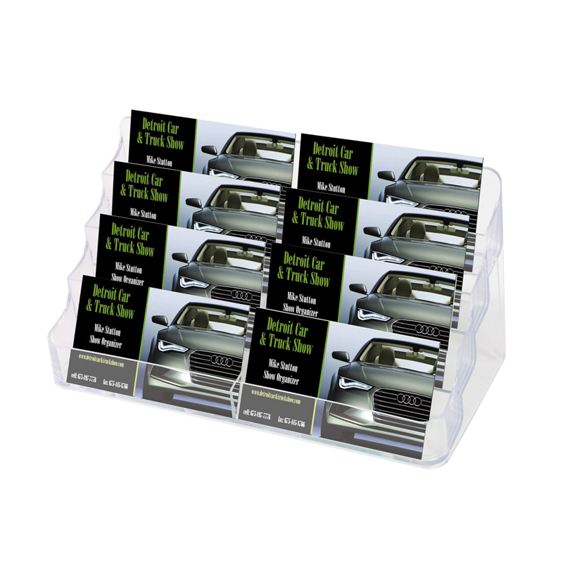 有機玻璃制品四層八格名片架70801