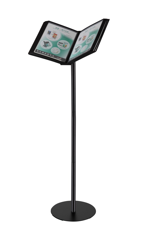 A4有機玻璃落地式活頁展示架790304