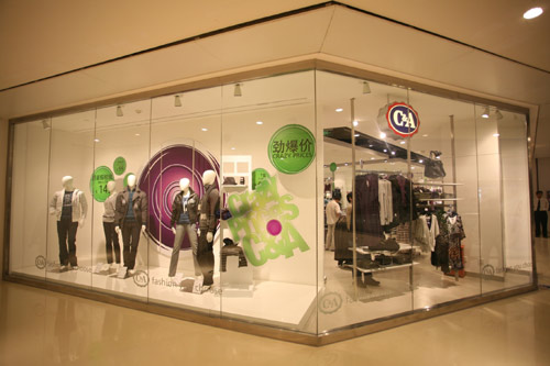 亞克力制品服裝專賣店用處